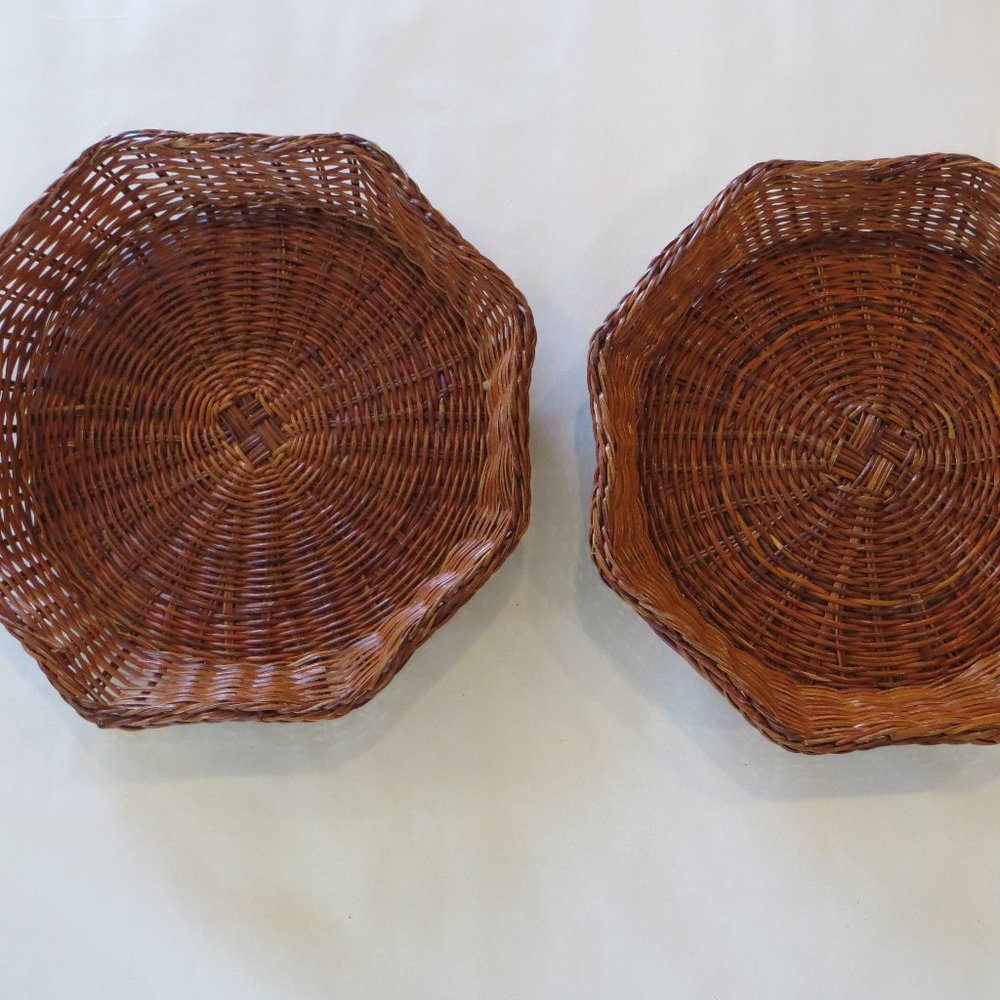 Calling all Basket Lovers! Two new identical darker brown baskets